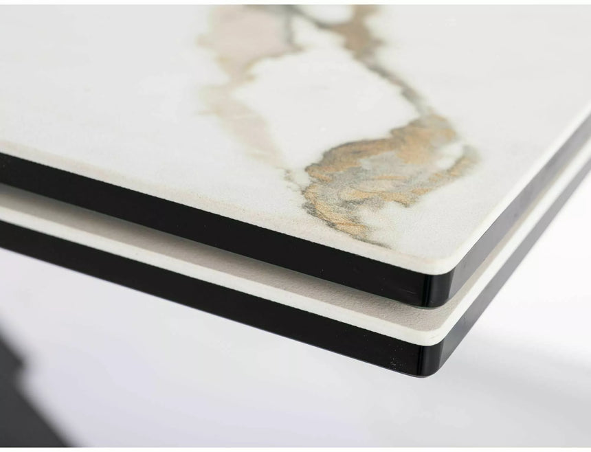 Jedálenský stôl Columbus Keramický Amber Bianco