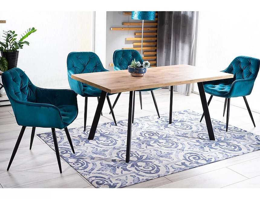 Tehlový jedálenský stôl