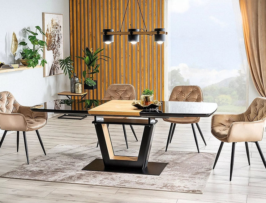 Zamatová stolička z čerešne I.