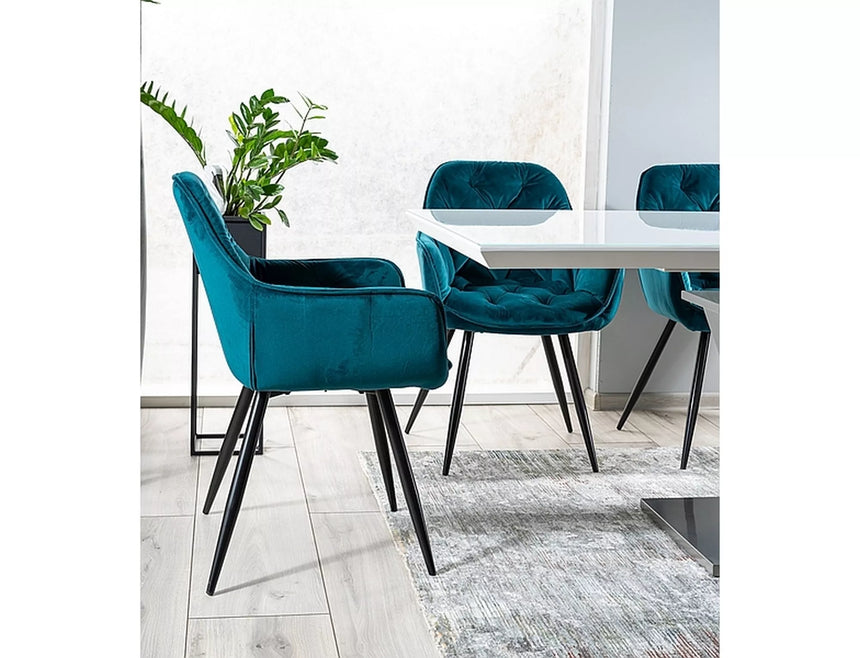 Zamatová stolička z čerešne VIII.