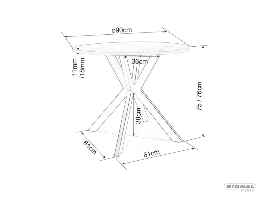 Jedálenský stôl Talia III