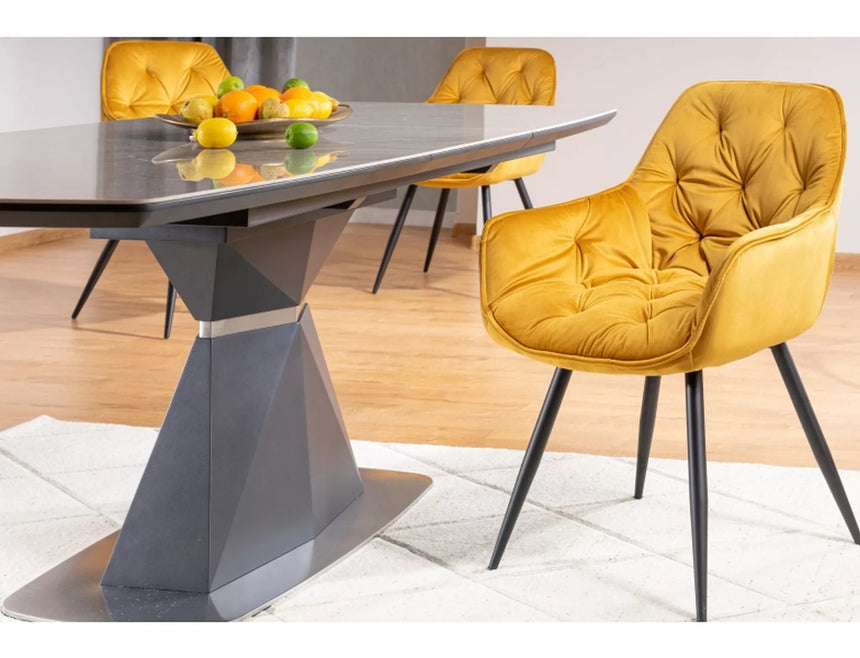 Jedálenský stôl z keramického materiálu Cortez