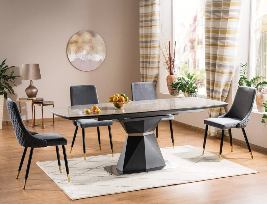 Jedálenský stôl z keramického materiálu Cortez