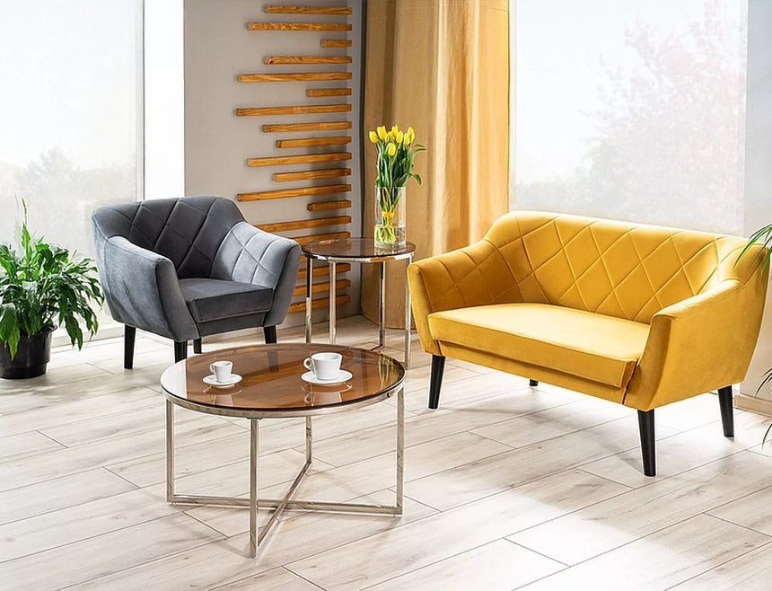 Karo 2 Velvet sedačka – wenge IV.