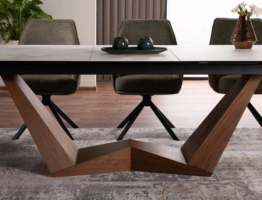 Jedálenský stôl Bonucci Ceramic Statuario Venato