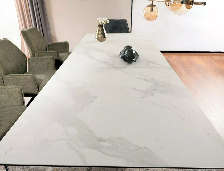 Jedálenský stôl Bonucci Ceramic Statuario Venato