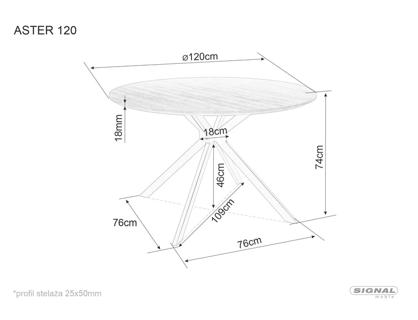 Jedálenský stôl Aster I.