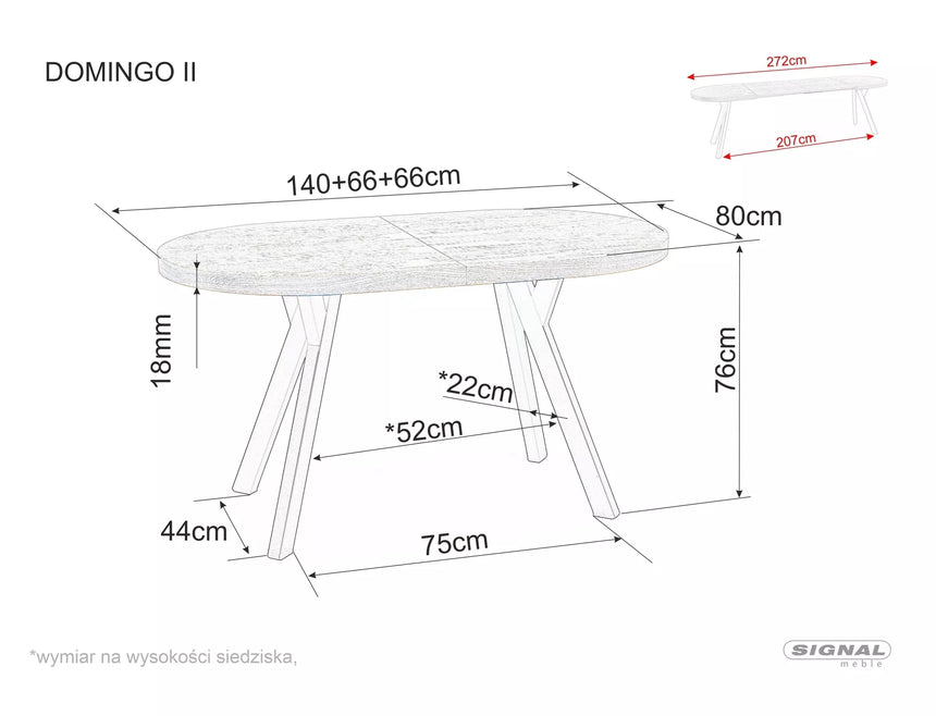 Jedálenský stôl Domingo II