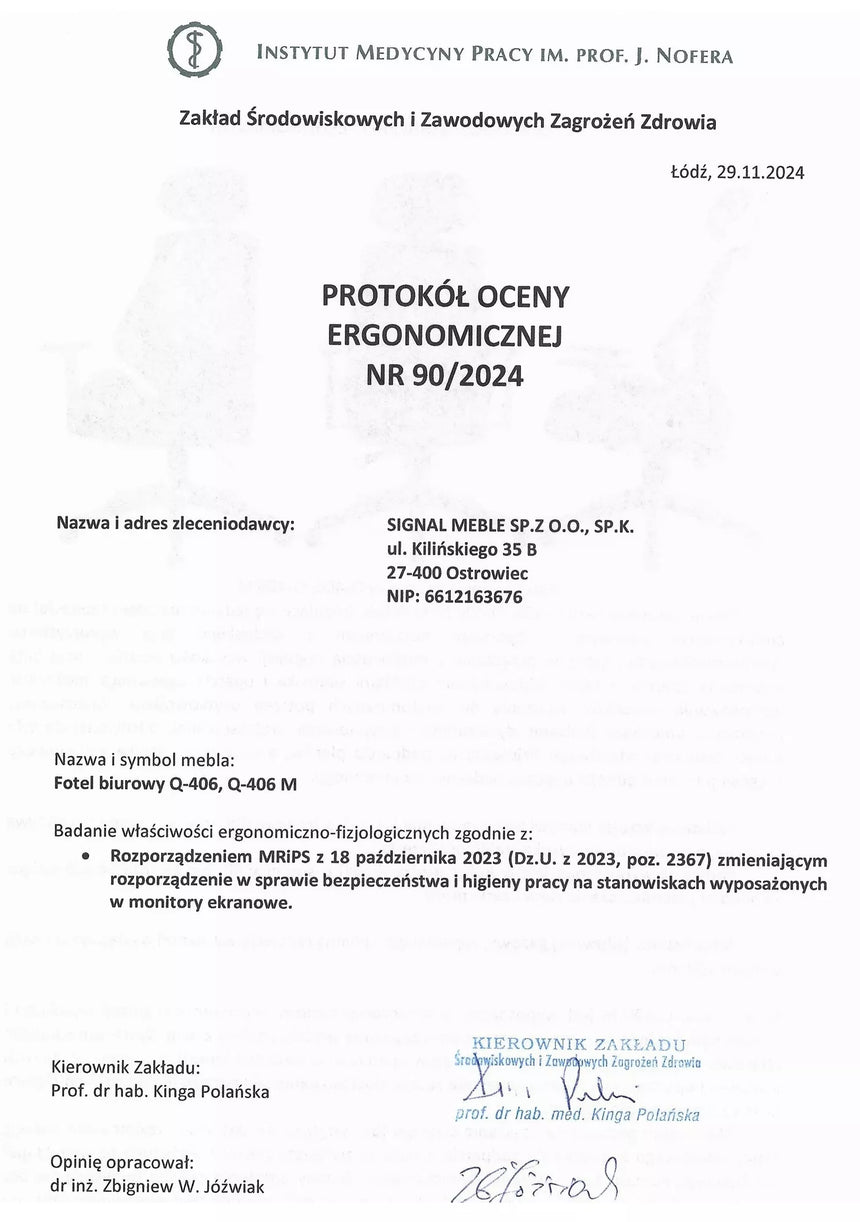 Kancelárska stolička Q-406