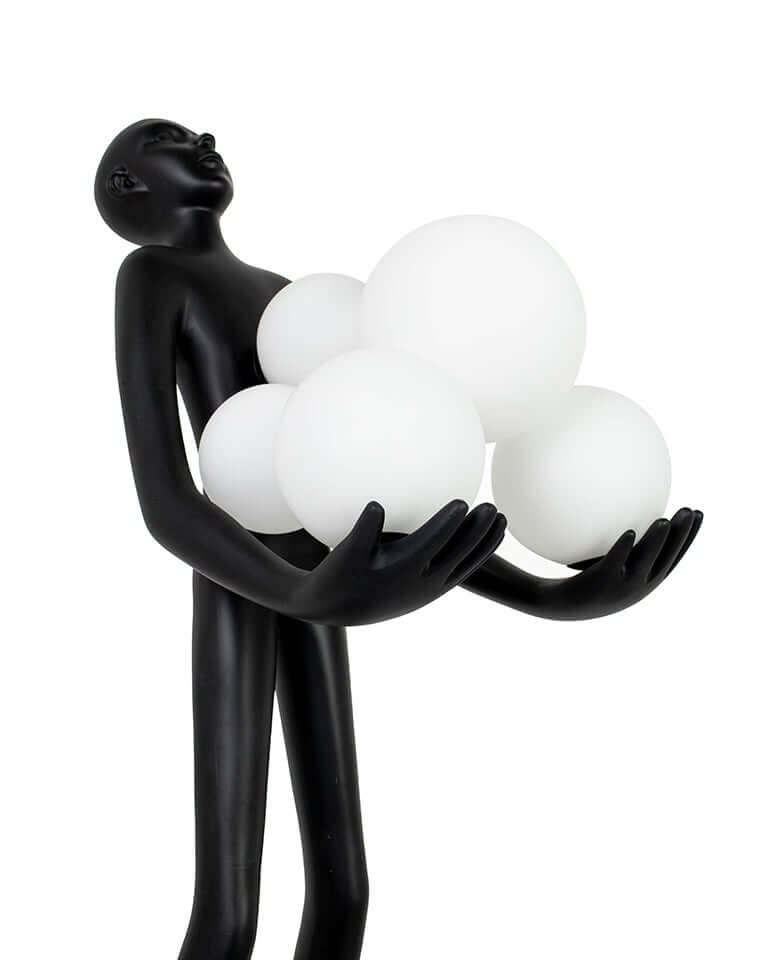 Stolová lampa Human Premium čierna