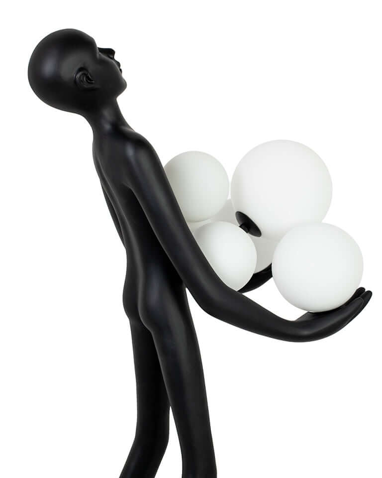 Stolová lampa Human Premium čierna