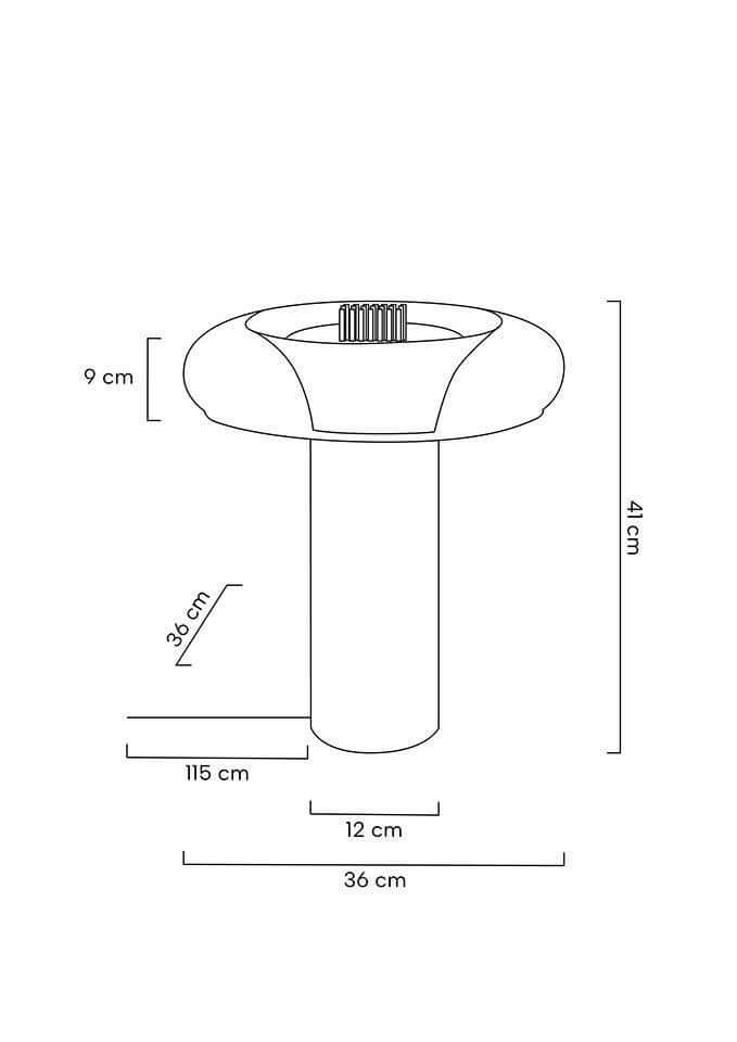 Stolová lampa Icar zlatá