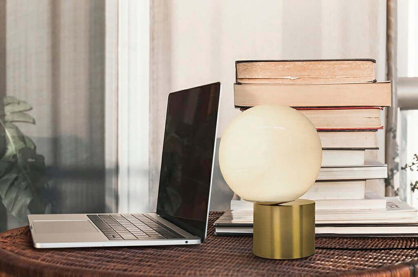 Stolová lampa Parla 20 – zlatá