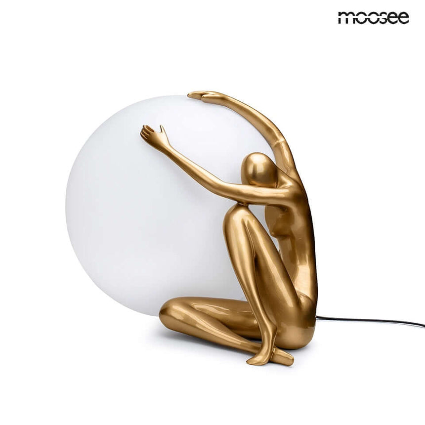 Stolová lampa Uomo 50 zlatá