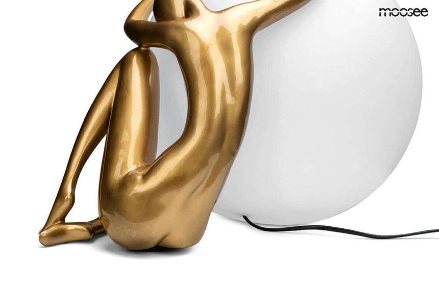 Stolová lampa Uomo 50 zlatá