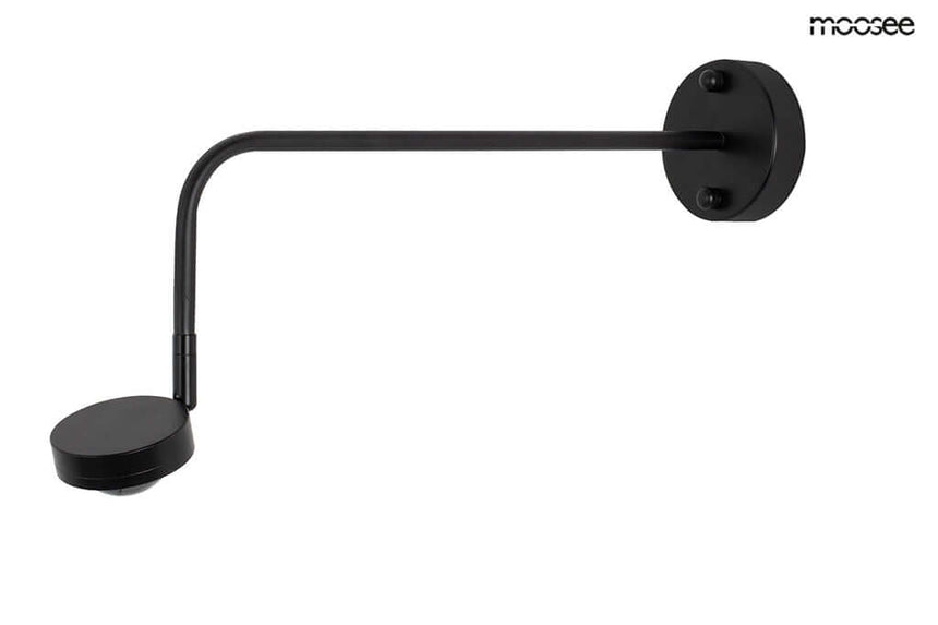 Nástenná lampa Axel čierna