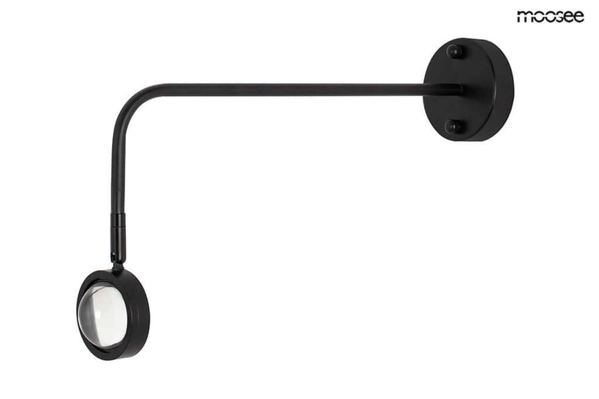 Nástenná lampa Axel čierna