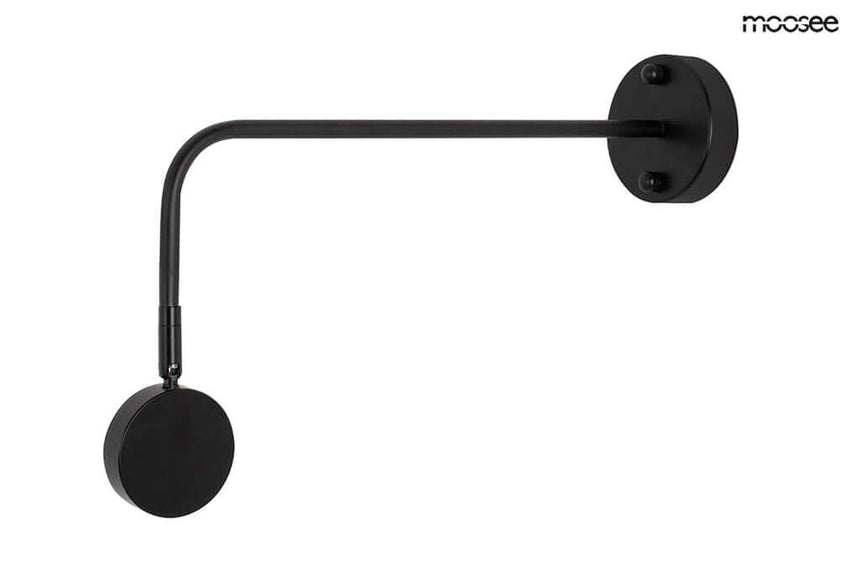 Nástenná lampa Axel čierna