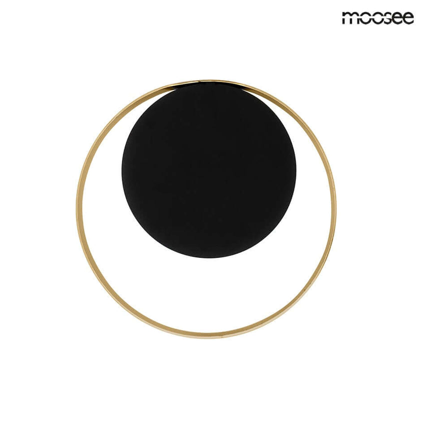 Nástenná lampa Band zlatá / čierna