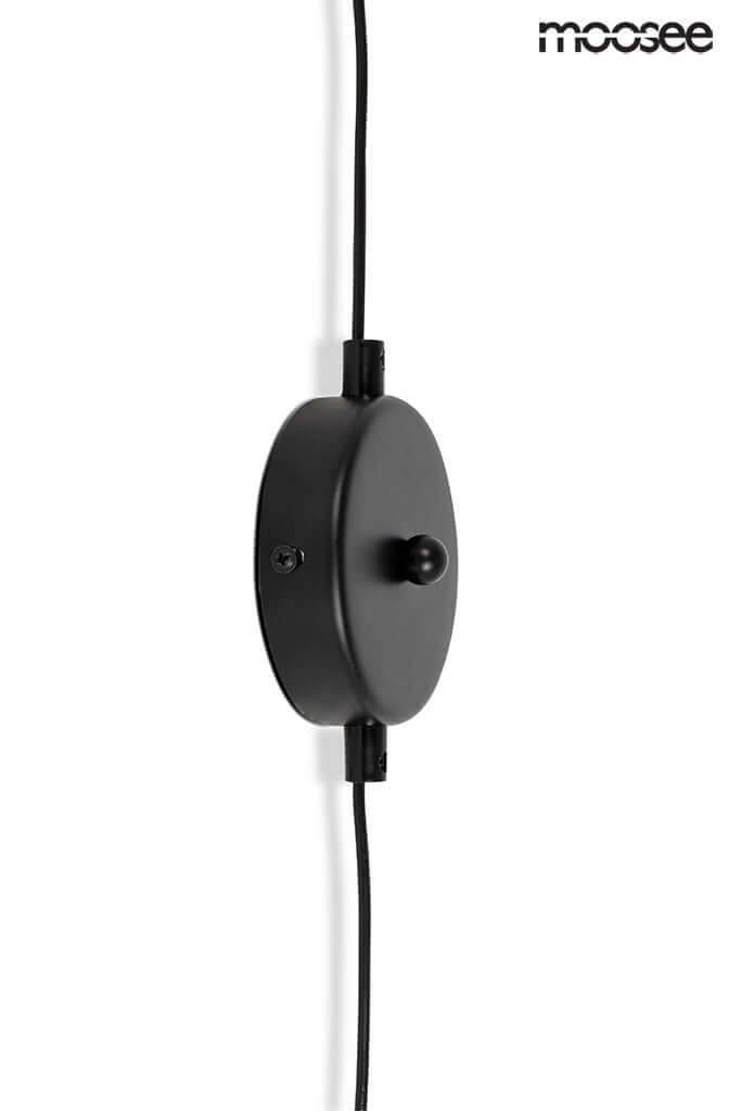 30. Nástenná lampa Bowl Duo čierna