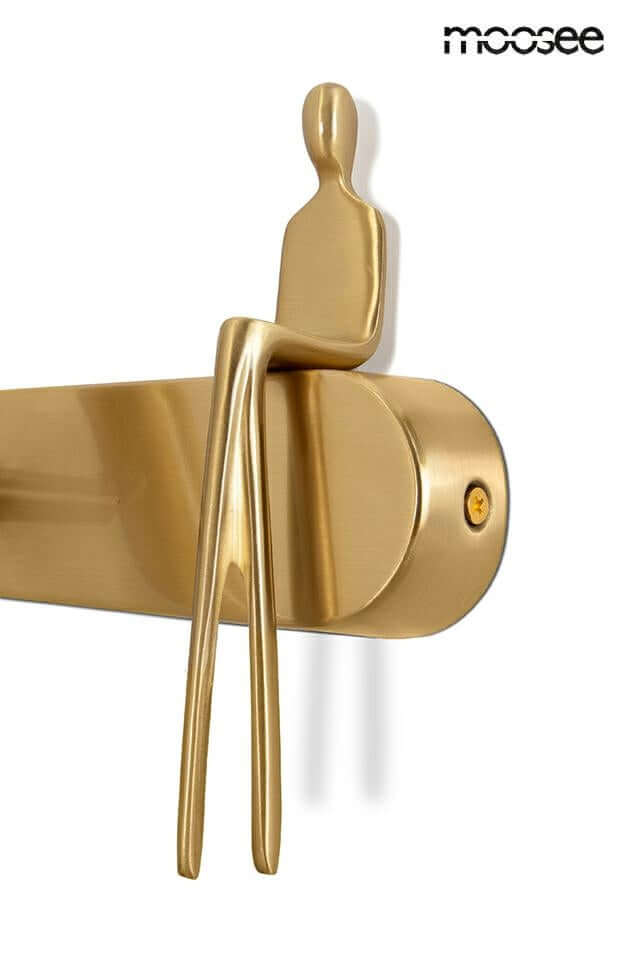 Nástenná lampa Boy Tube L zlatá