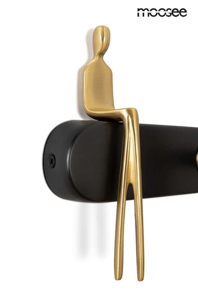 Nástenná lampa Boy Tube R čierna