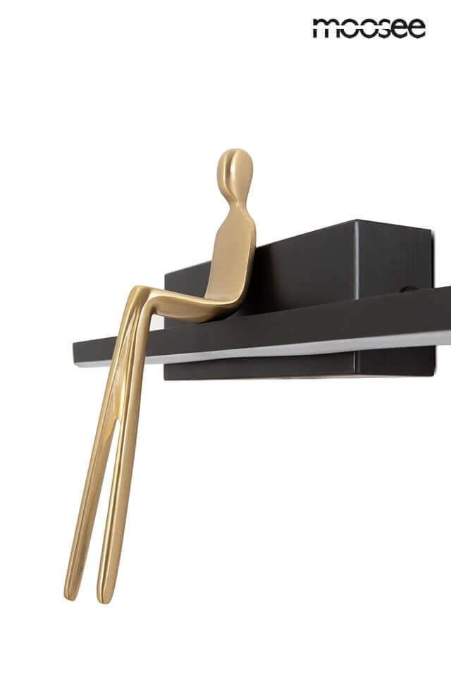 Nástenná lampa pre chlapca čierna