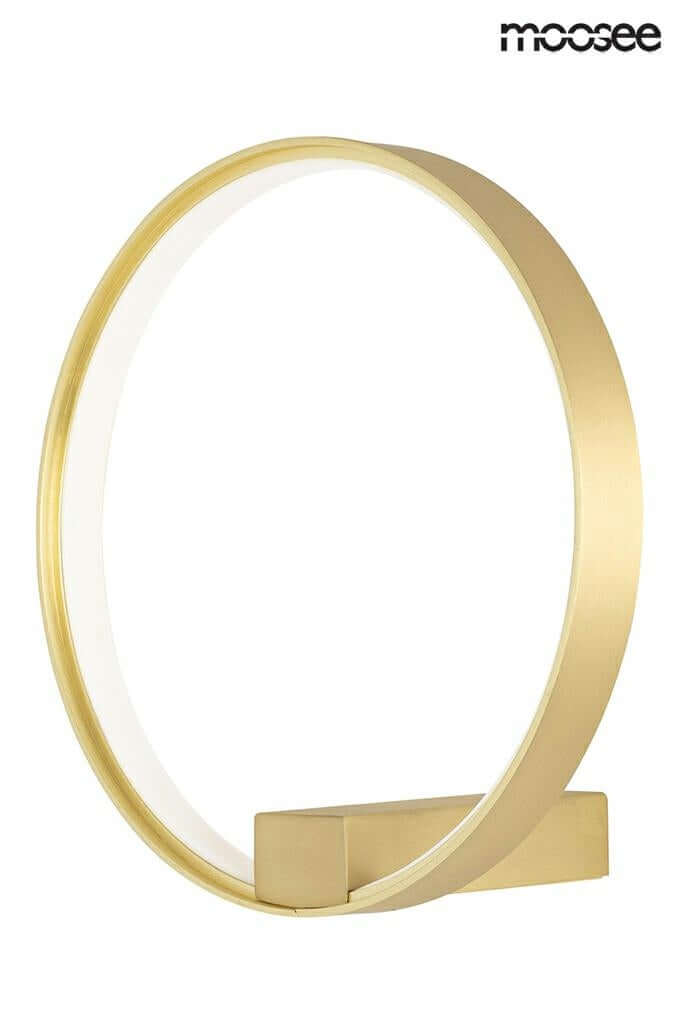 31. Nástenná lampa Circle zlatá