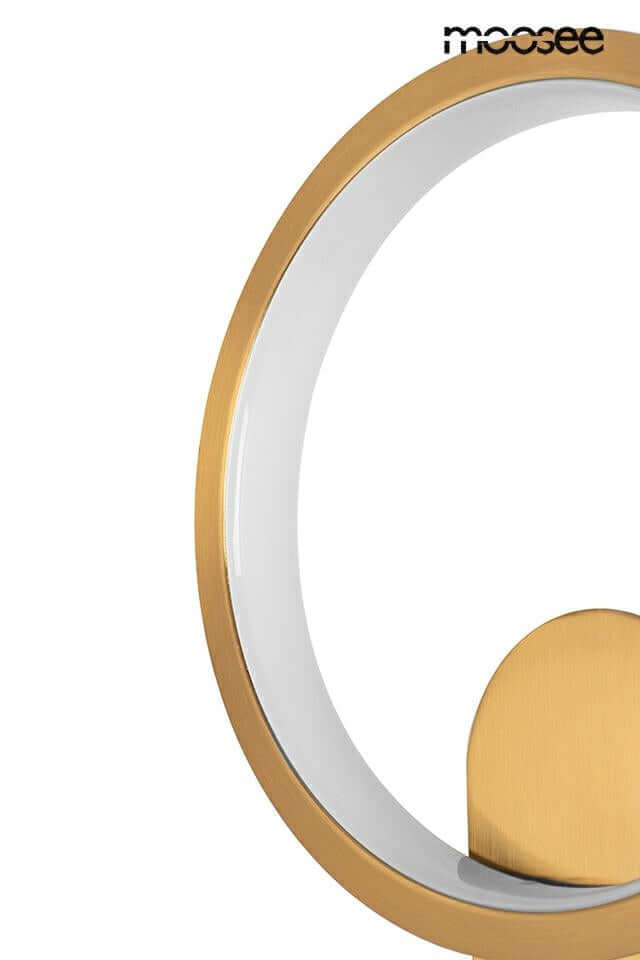 Nástenná lampa Como zlatá