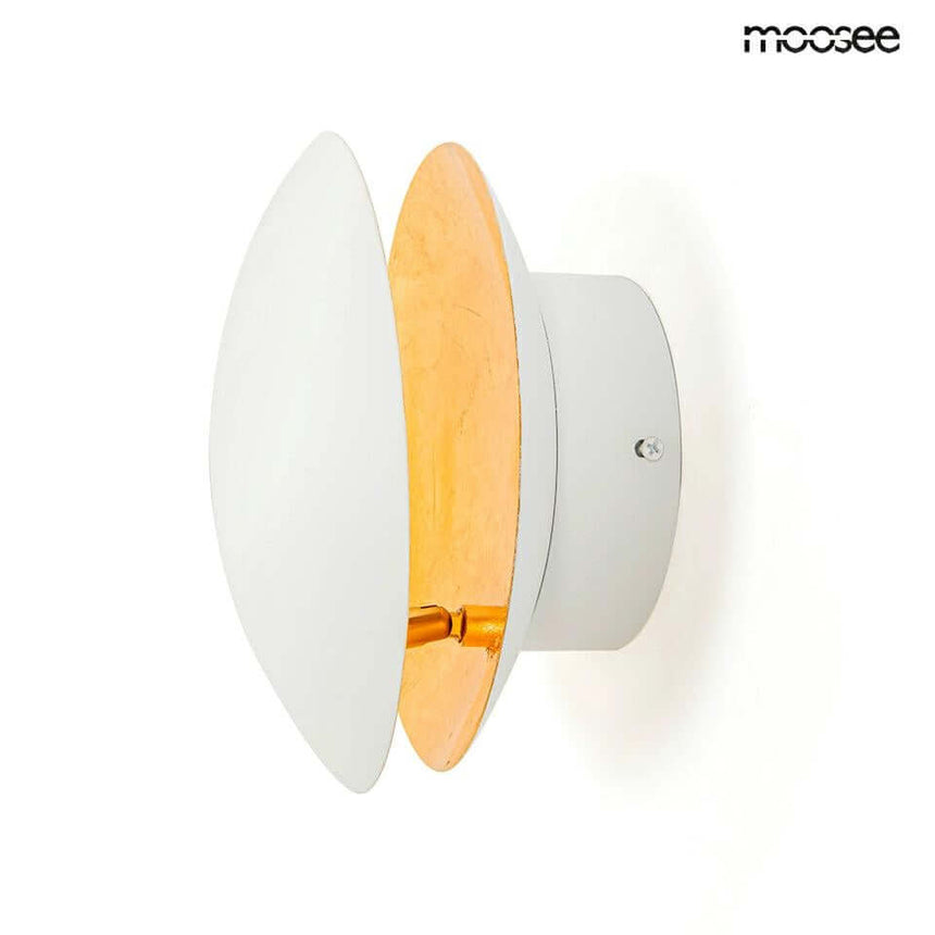 10. Nástenná lampa Eclise zlatá / biela