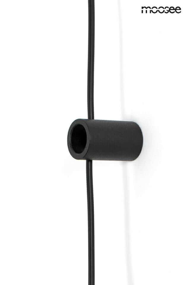 Nástenná lampa Flat 3 čierna