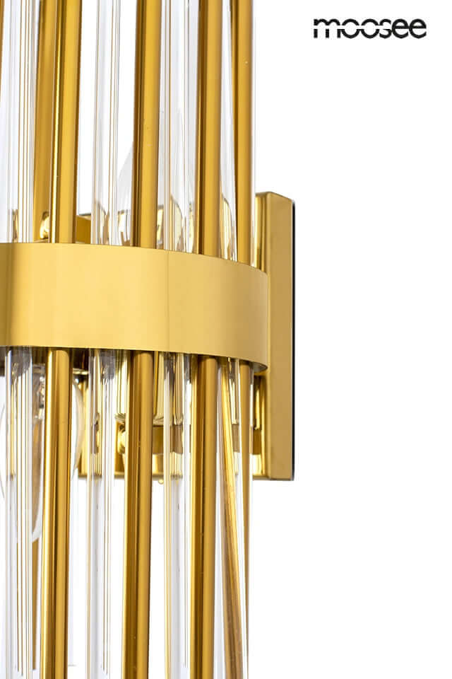 Nástenná lampa Garda zlatá