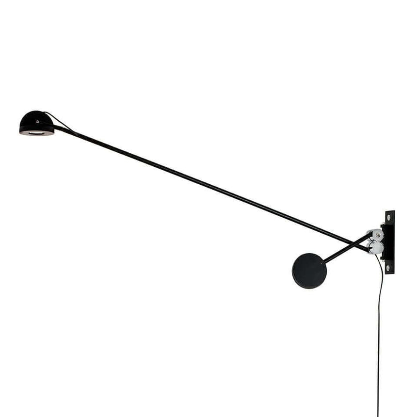 Nástenná lampa Gear čierna