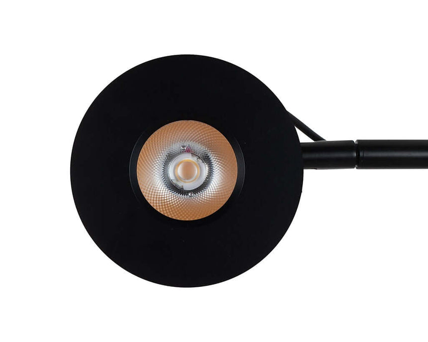 Nástenná lampa Gear čierna