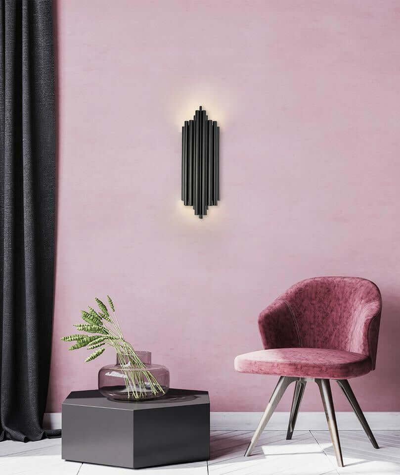 28. Nástenná lampa Harmonic Black čierna