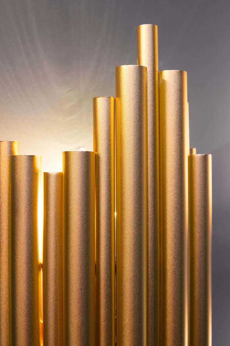 Nástenná lampa Harmonická zlatá