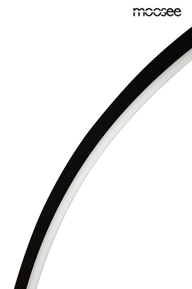 Nástenná lampa Hoop 60 čierna