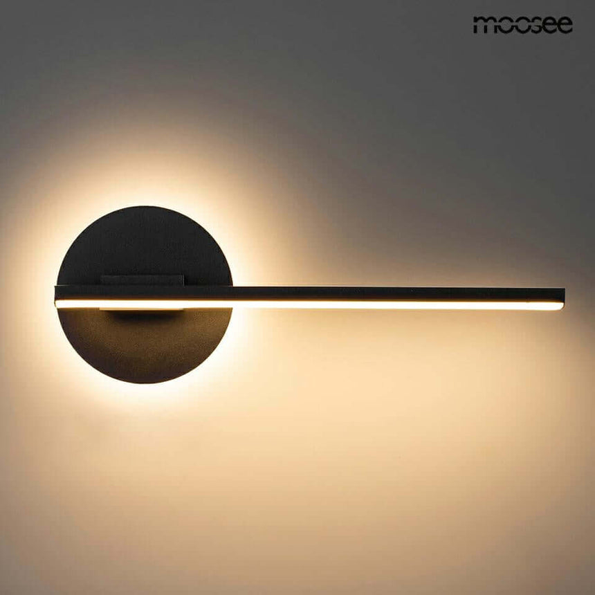 Nástenná lampa Horizon čierna