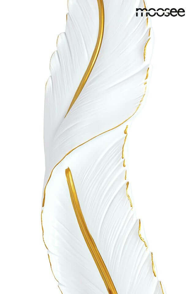 Nástenná lampa Ikar 60 biela / zlatá