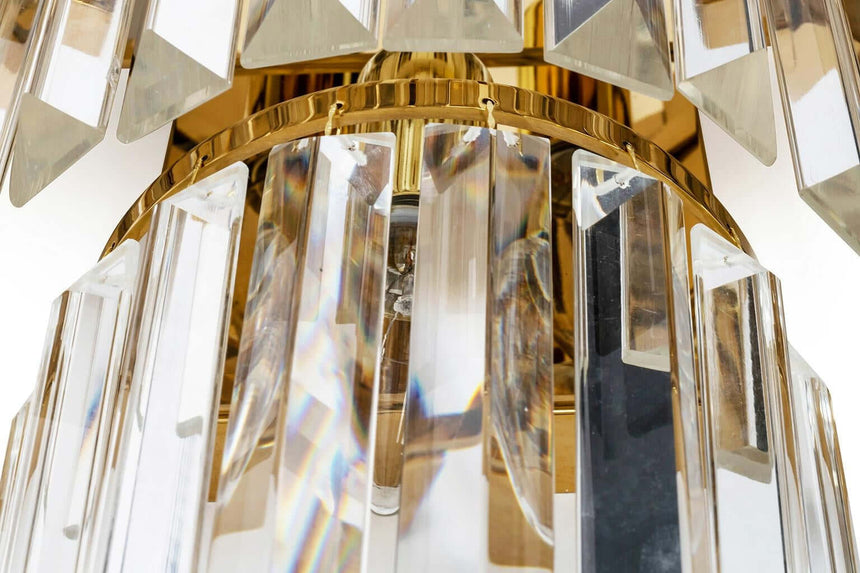 Nástenná lampa Imperial Wall Gold – oceľ, krištáľ