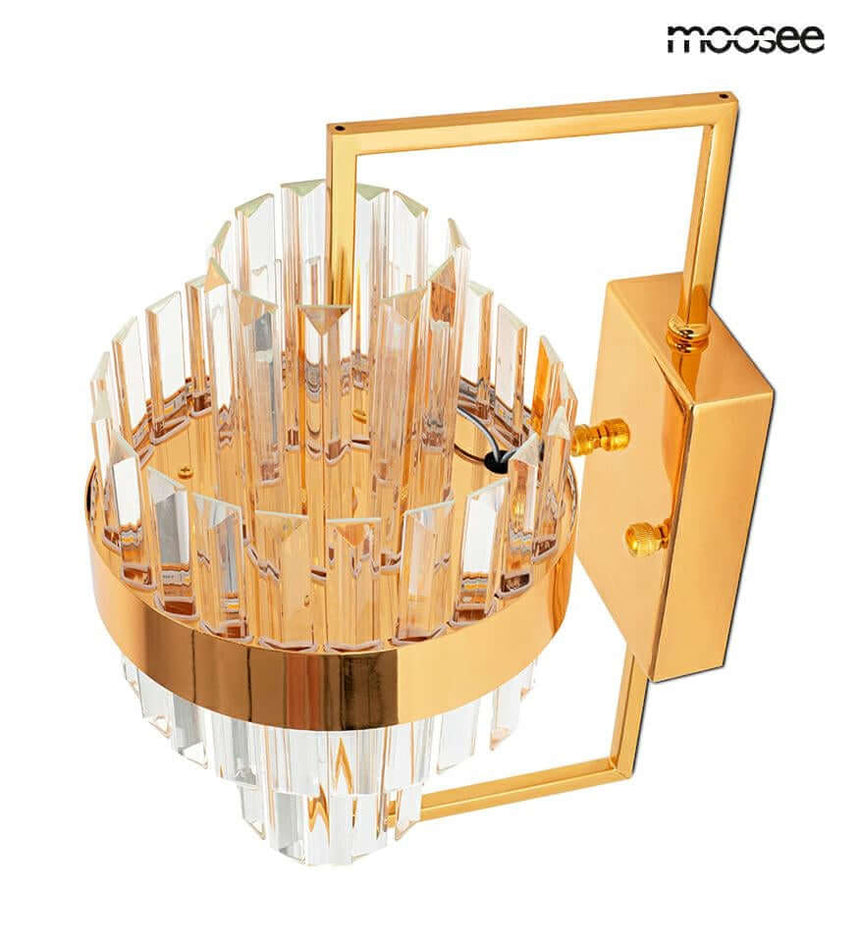 Nástenná lampa Impero zlatá