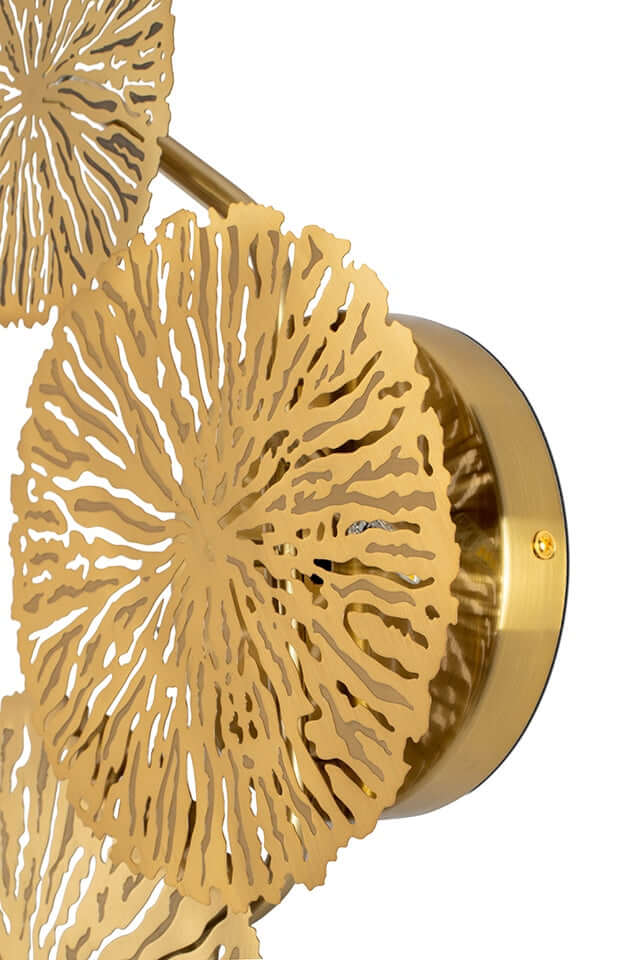 Nástenná lampa Lirio 4 zlatá