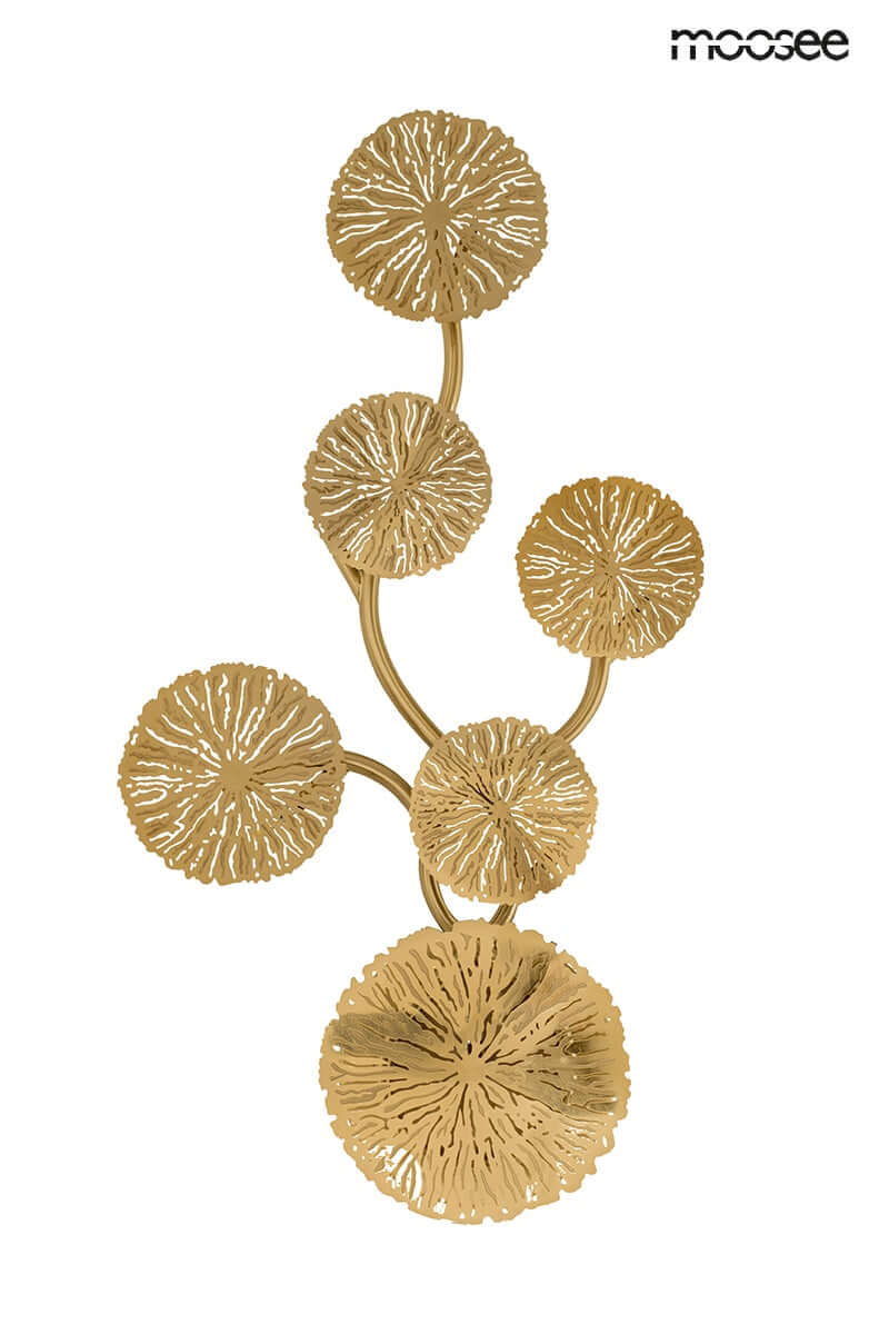 Nástenná lampa Lirio 6 zlatá