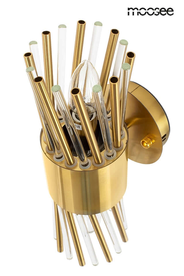 Nástenná lampa Lorenzo zlatá