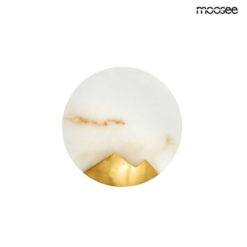 Nástenná lampa Luxio zlatá