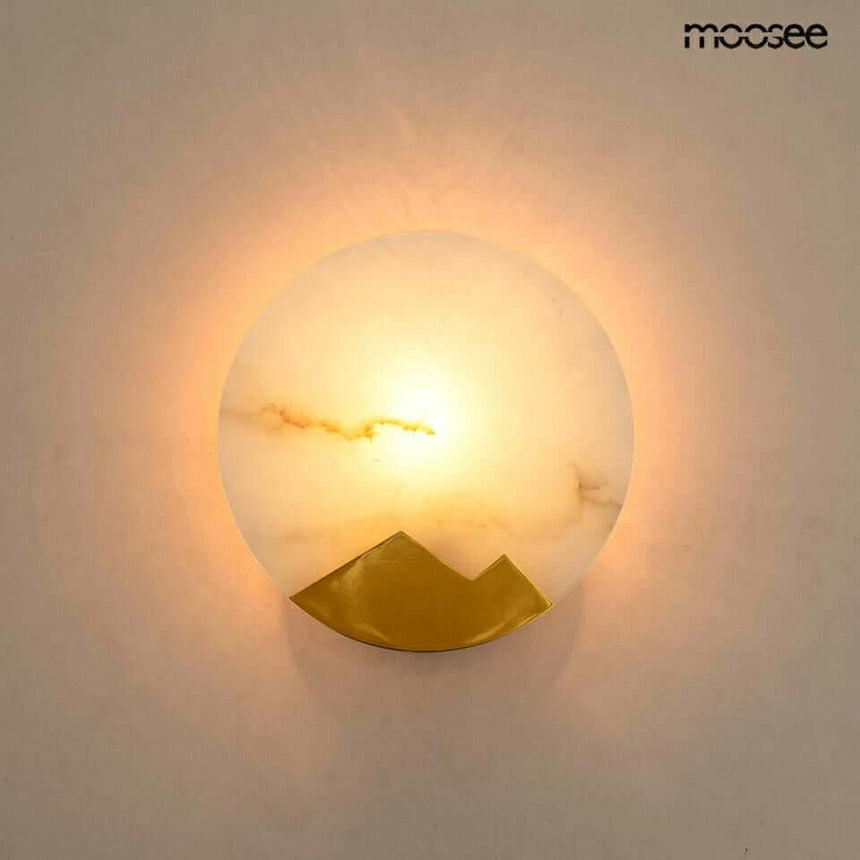 Nástenná lampa Luxio zlatá