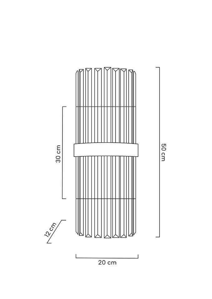 Nástenná lampa Milagro chróm