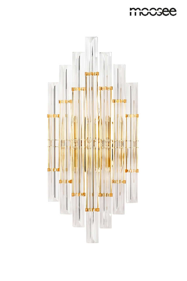 Nástenná lampa Palazzo zlatá