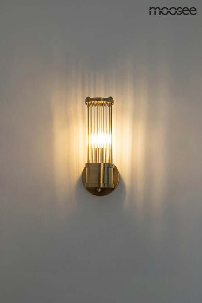 Nástenná lampa Pilar zlatá