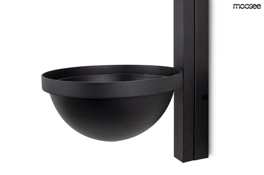 33. Nástenná lampa Plant Wall čierna